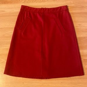 Red Pencil Skirt